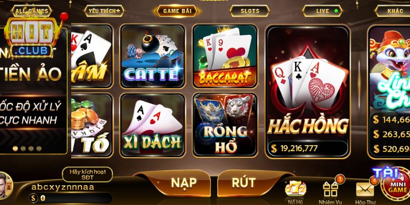 Catte Hitclub mang đến tính cạnh tranh cao giữa người chơi
